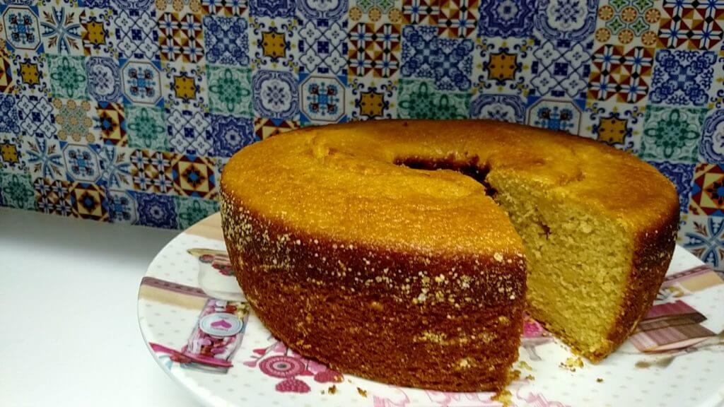 Bolo de milho sem glúten com Milharina