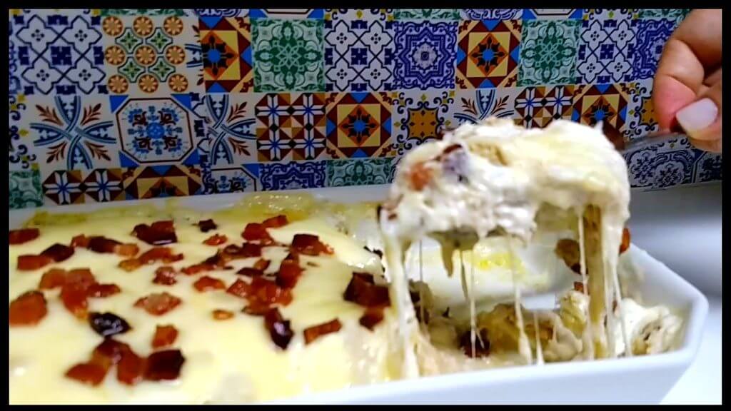Escondidinho de batata com frango