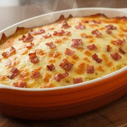 Batata recheada de forno