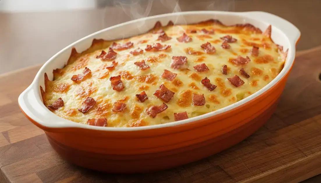 Batata recheada de forno
