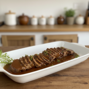 carne lagarto ao molho madeira