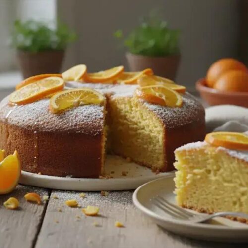 Bolo de laranja fofinho
