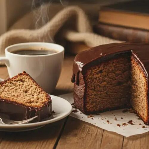 Bolo de chocolate simples