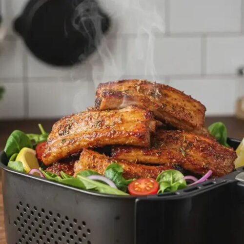 Costelinha suína na Air Fryer