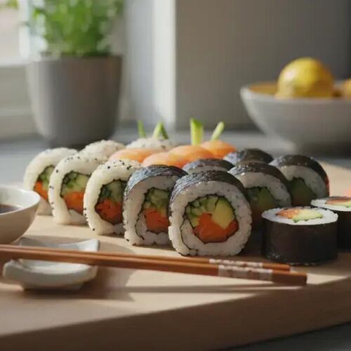 Sushi em casa
