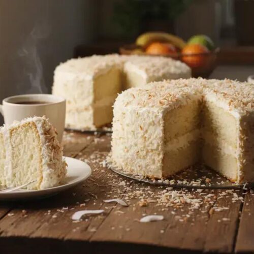 Bolo de coco no liquidificador fofinho