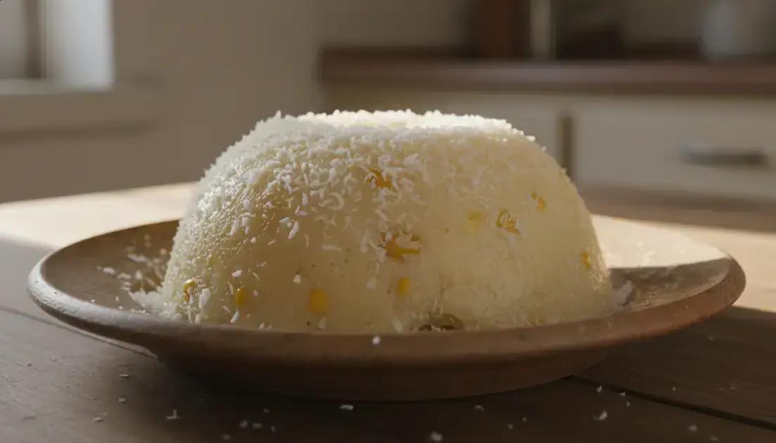 Cuscuz doce com coco